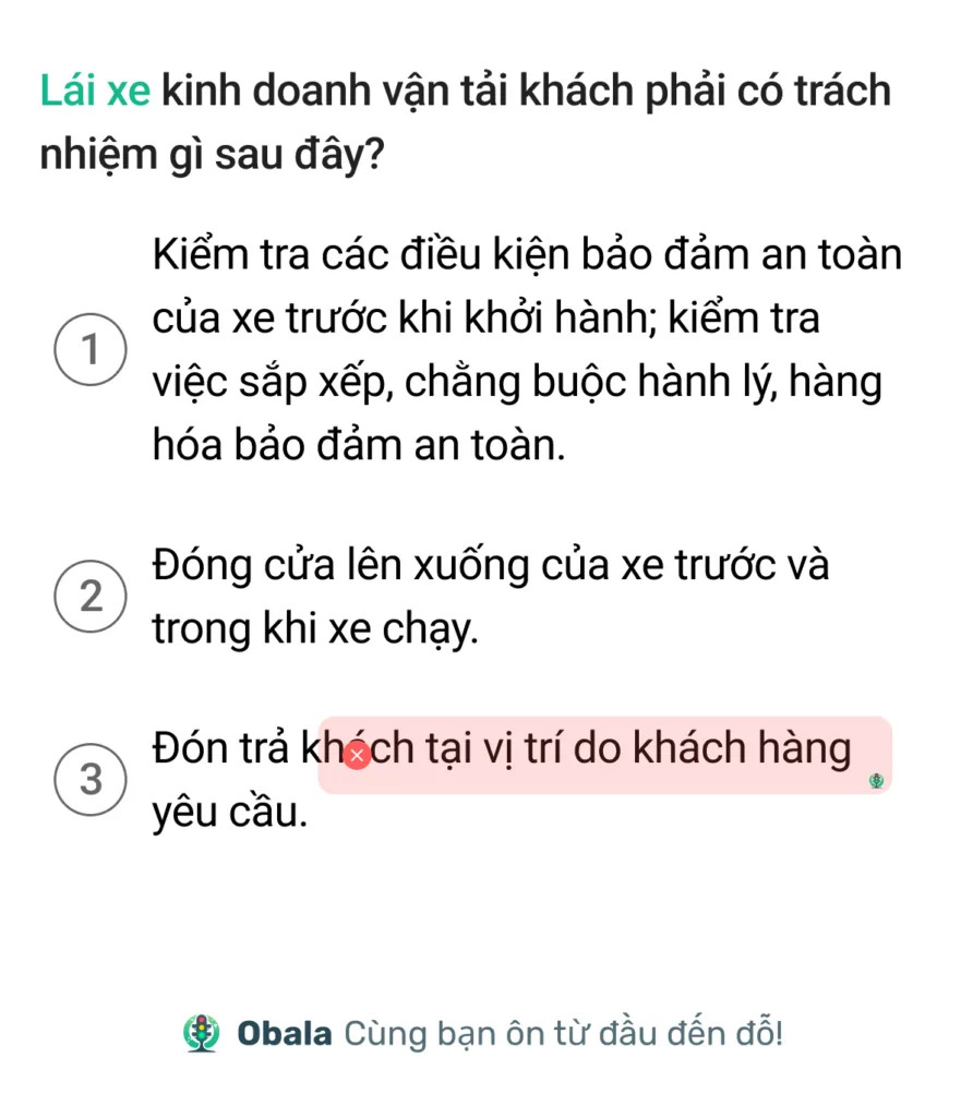 Mẹo giải nhanh câu 174